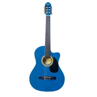 Guitarra Electroacustica Mc Cartney Cdas. Nylon Azul, Cg-851ce/n Bl